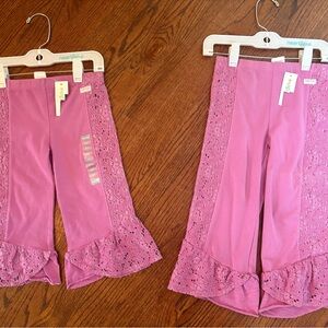 Naartjie Kids Pink Lace Detail Pants